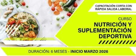 Curso nutrición y suplementación deportiva