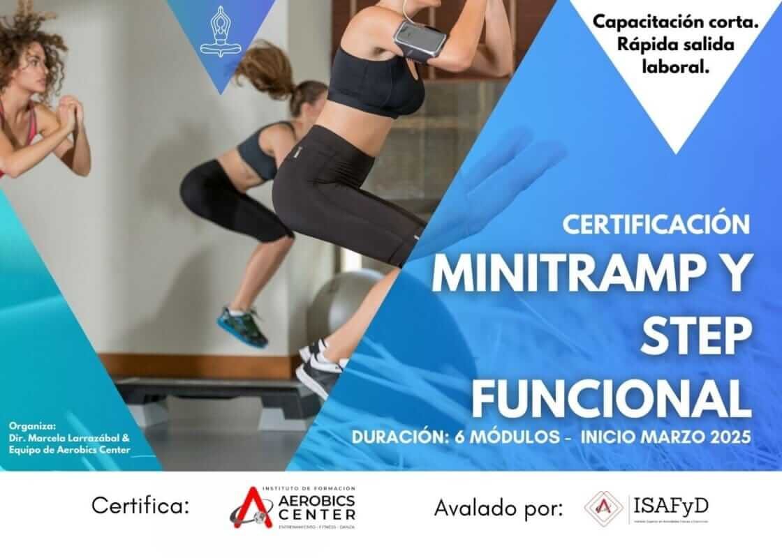 Y Step Certificación Mini Tramp y Step Funcional - Aerobics Center
