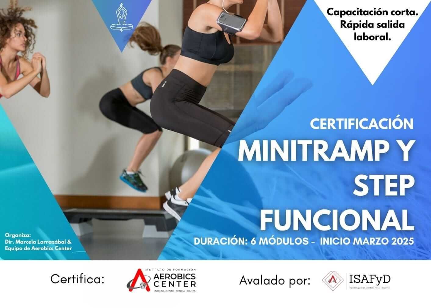 Certificación Mini Tramp y Step Funcional