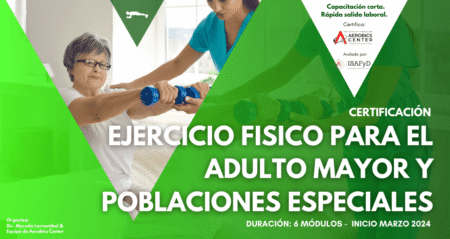 Certificación en Ejercicio Físico para el adulto mayor y poblaciones especiales EXTERIOR