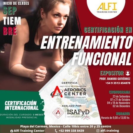 Instructurado en Entrenamiento Funcional PRESENCIAL - México