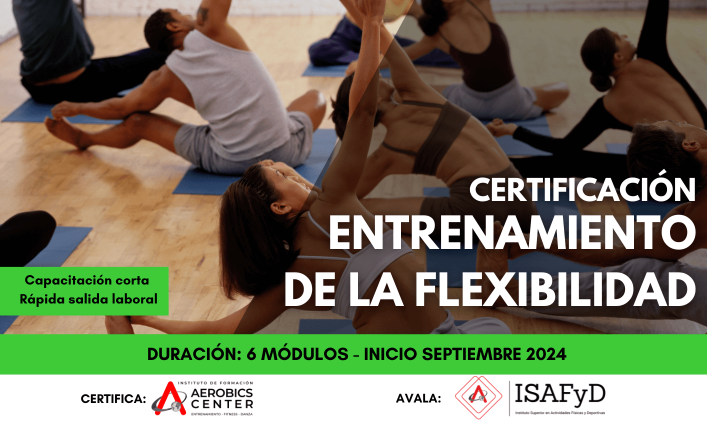 CERTIFICACIÓN en Entrenamiento de la Flexibilidad