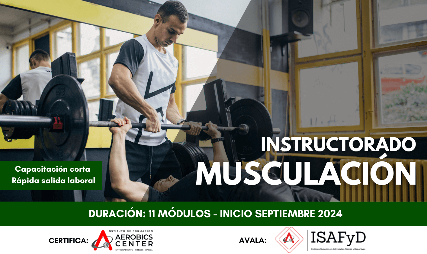 Instructorado en Musculación