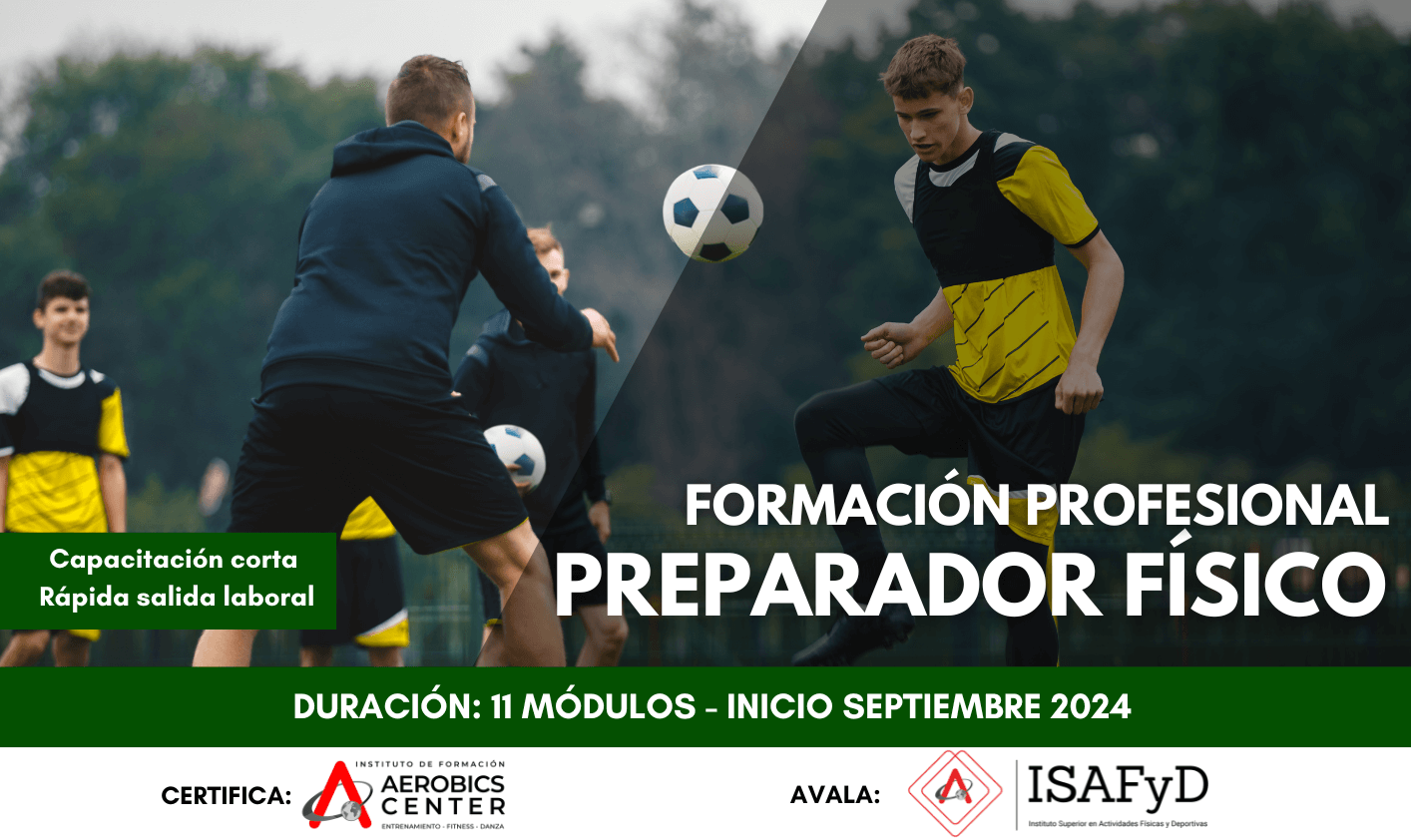 Formación profesional Preparador Físico