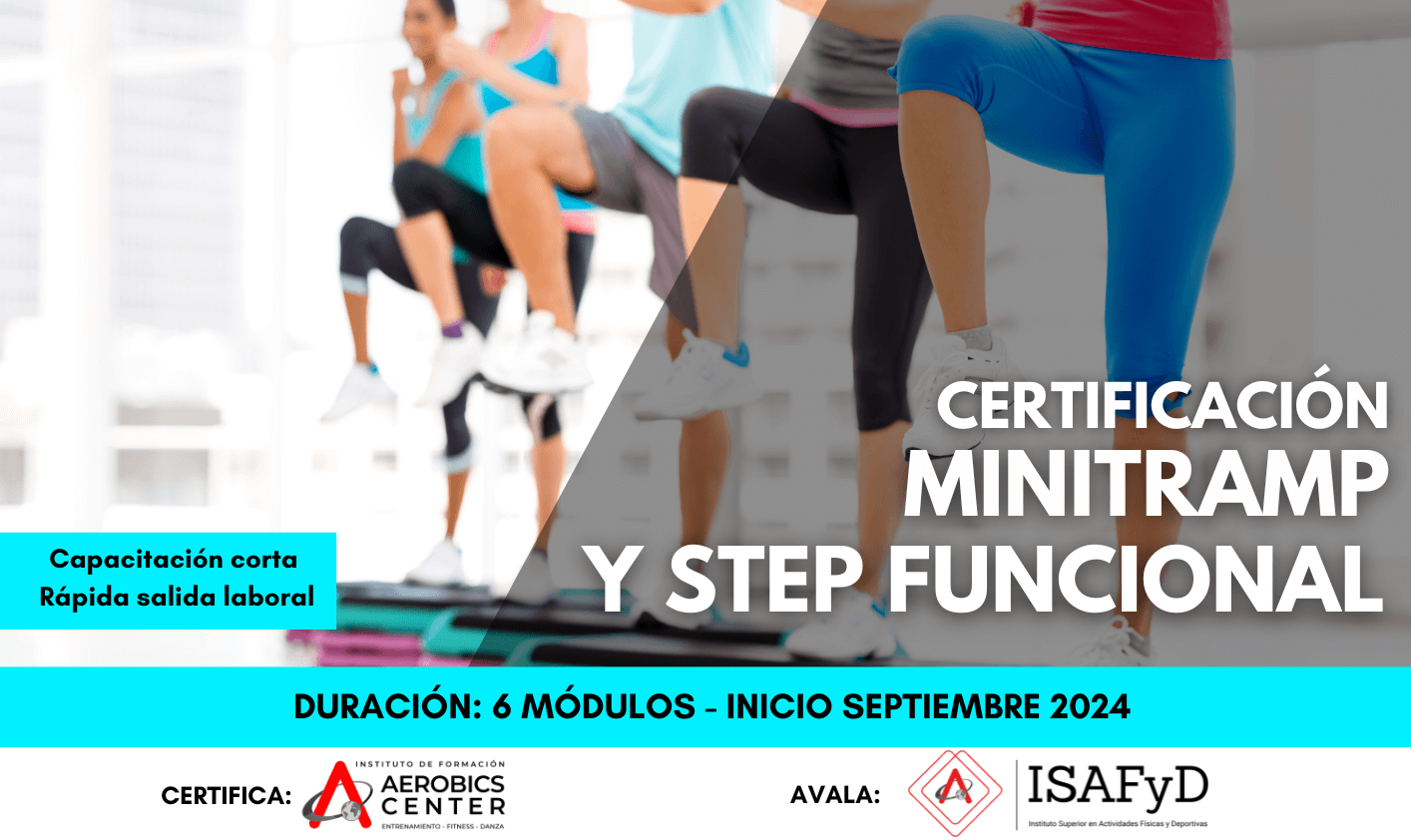 Certificación Mini Tramp y Step Funcional