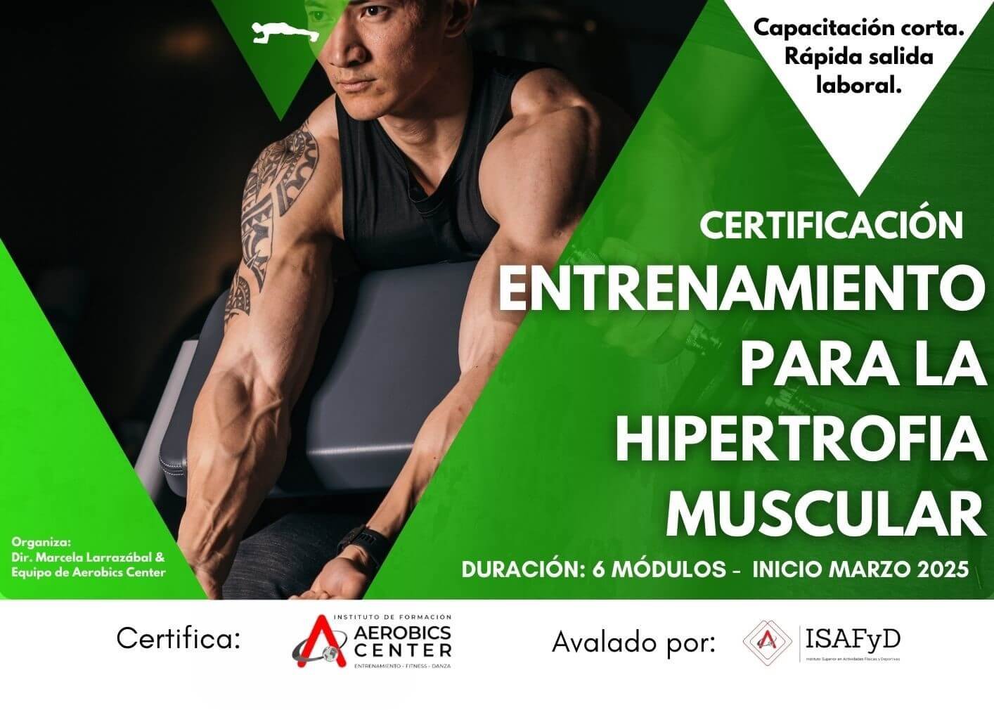 CERTIFICACIÓN EN ENTRENAMIENTO PARA LA HIPERTROFIA MUSCULAR