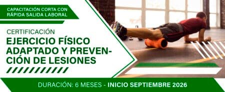 Certificación Ejercicio Físico Adaptado y Prevención de Lesiones