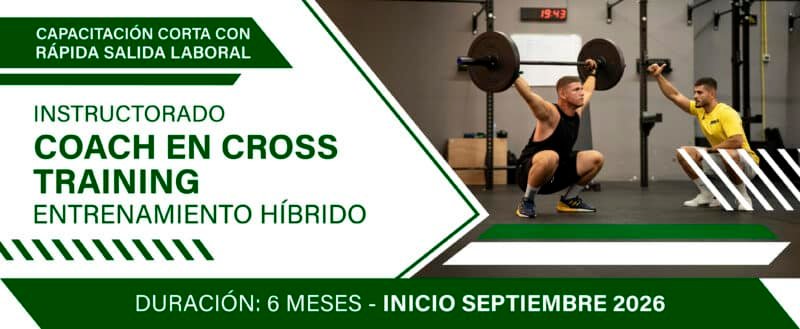 Instructorado en Coach en Cross Training y Entrenamiento Híbrido