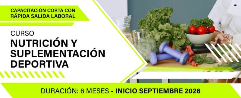 Curso nutrición y suplementación deportiva