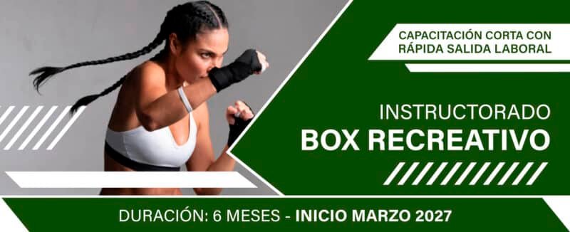 Instructorado En Boxeo Recreativo – inicio marzo 2027
