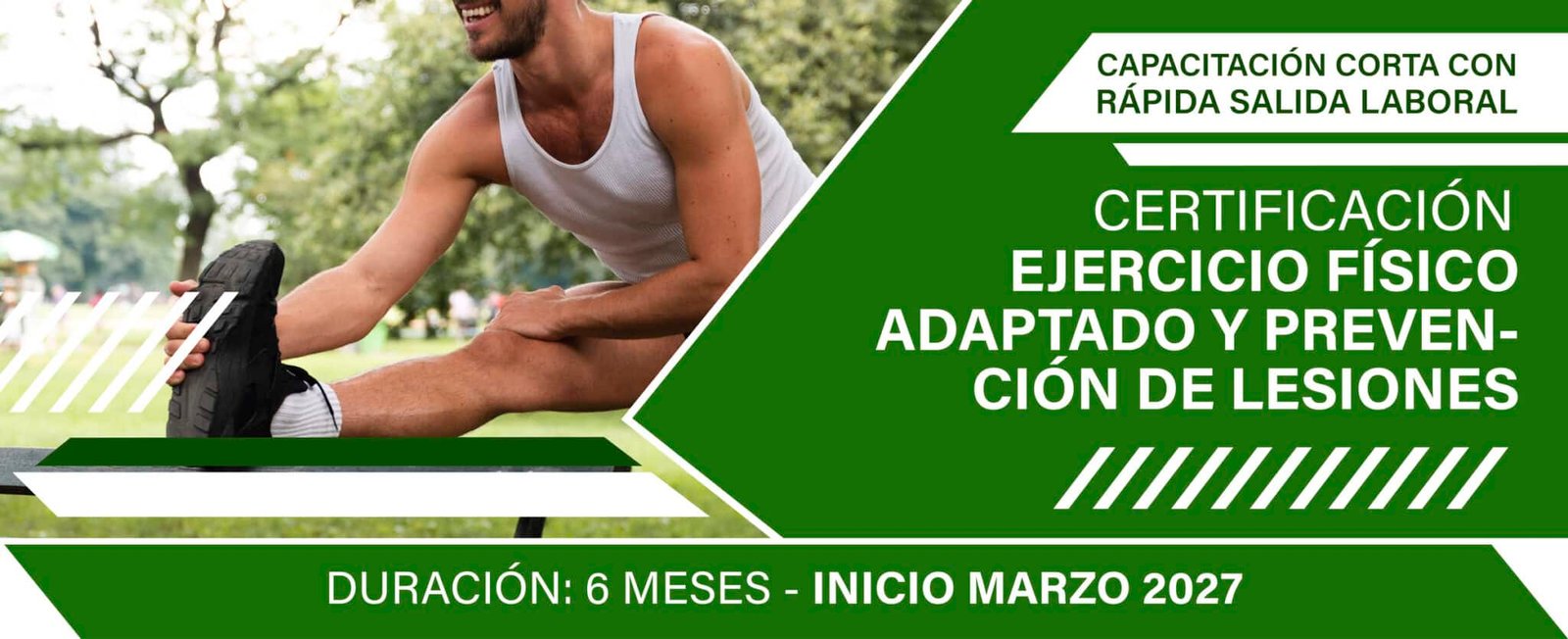 Certificación Ejercicio Físico Adaptado y Prevención de Lesiones – inicio marzo 2027