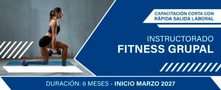 Instructorado fitness grupal nuevas tendencias – inicio marzo 2027