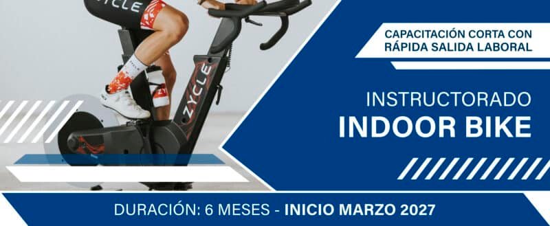 Instructorado en indoor cycling – inicio marzo 2027