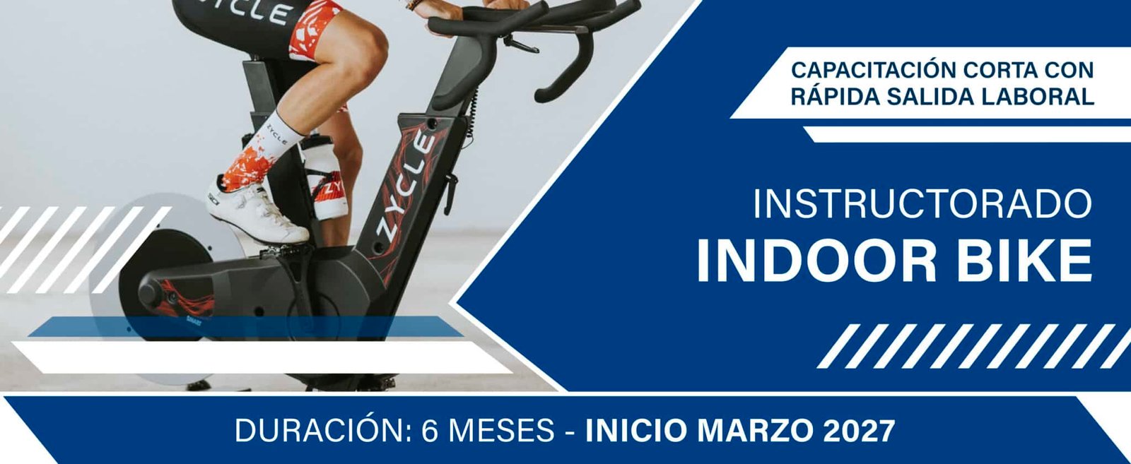 Instructorado en indoor cycling – inicio marzo 2027