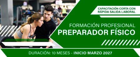 Formación profesional Preparador Físico – inicio marzo 2027