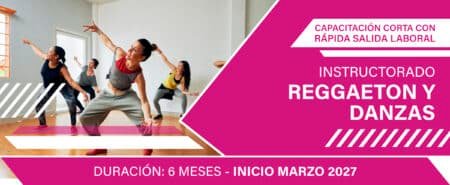 Instructorado en Reggaeton y Danzas Urbanas – inicio marzo 2027