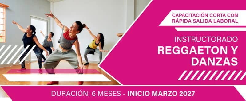 Instructorado en Reggaeton y Danzas Urbanas – inicio marzo 2027